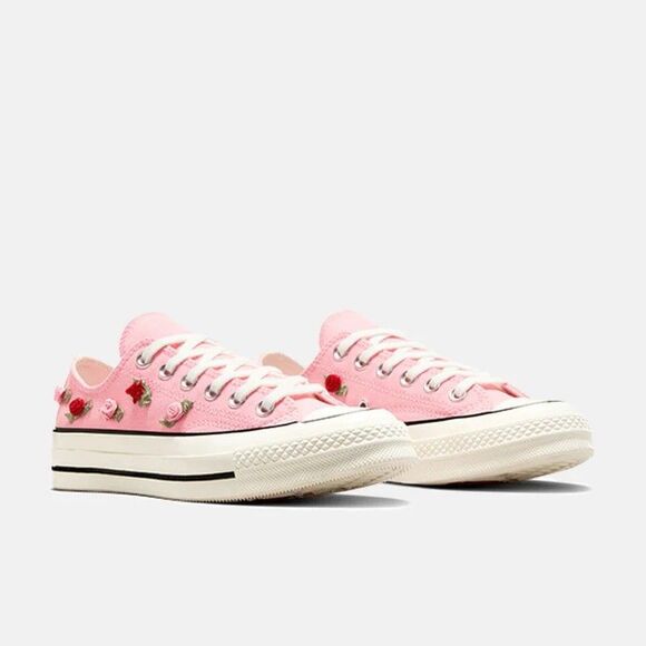 NEW Women's CONVERSE Chuck 70 Roses Heart A13649C Valentine's Day A09113C Shoes - Picture 3 of 6